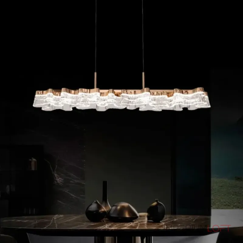 Серия реечных светильников с акриловыми плафонами волнообразной формы DARREN LONG P3 от ImperiumLoft