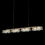 Серия реечных светильников с акриловыми плафонами волнообразной формы DARREN LONG P4 от ImperiumLoft