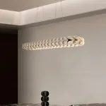 Серия реечных светильников с декором в форме стрелок из акрила на металлическом каркасе STAN LONG B от ImperiumLoft