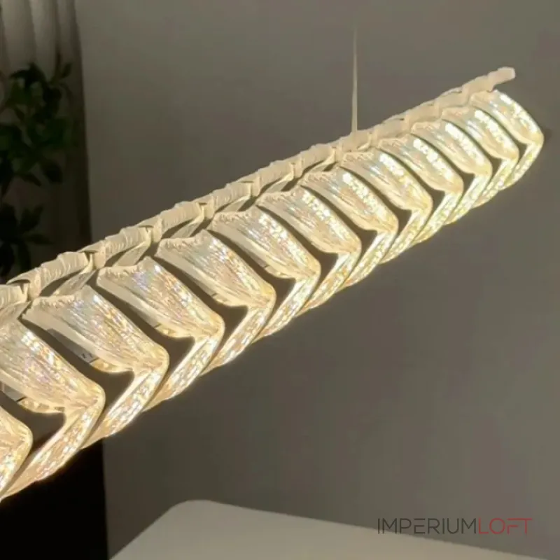 Серия реечных светильников с декором в форме стрелок из акрила на металлическом каркасе STAN LONG B от ImperiumLoft