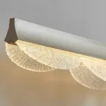 Серия реечных светильников с рельефными волнообразными рассеивателями на металлической планке AJAX A L120 от ImperiumLoft