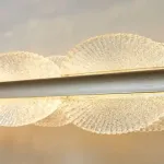 Серия реечных светильников с рельефными волнообразными рассеивателями на металлической планке AJAX B L120 от ImperiumLoft