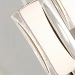 Серия рядных светильников с плафонами вогнутой цилиндрической формы на разноуровневых вертикальных стойках GISSEL C от ImperiumLoft