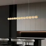 Серия реечных светильников с рельефными плафонами эллиптической формы CARA ELLIPSE LONG L126 Black