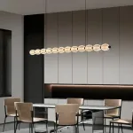 Серия реечных светильников с рельефными плафонами эллиптической формы CARA ELLIPSE LONG L126 Black