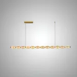 Серия реечных светильников с рельефными плафонами эллиптической формы CARA ELLIPSE LONG L105 Gold