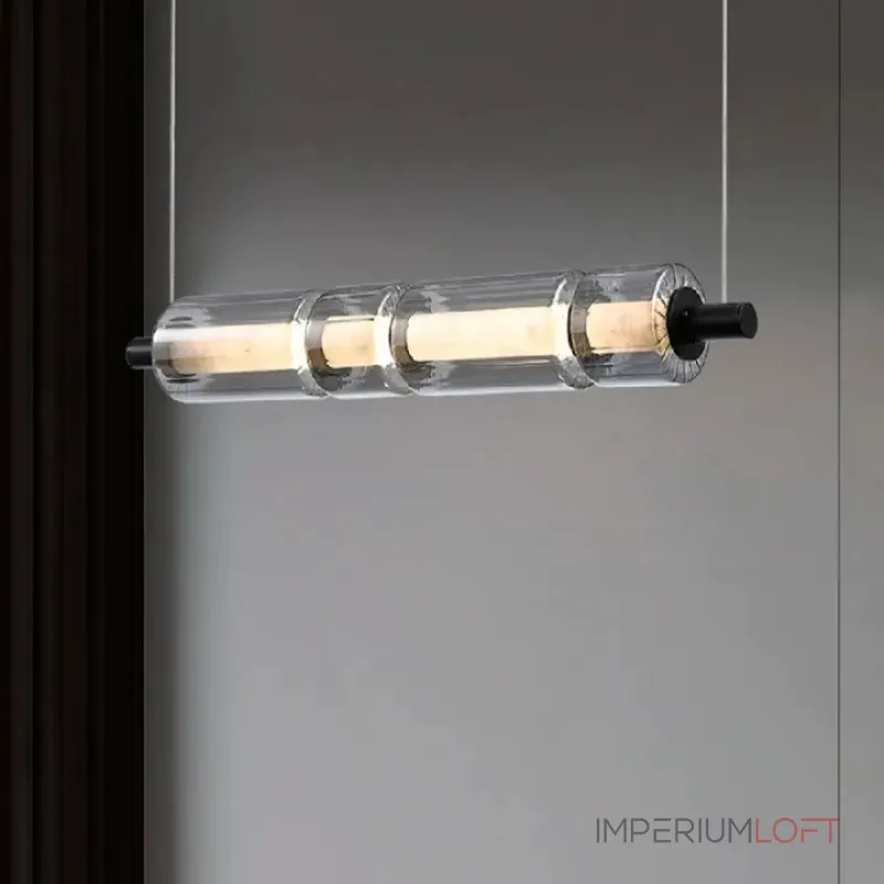 Серия реечных светильников с секциями цилиндров из стекла со спектральными переливами и внутренними рассеивателями из мрамора EVERIN LONG L37 от ImperiumLoft Серия реечных светильников с секциями цилиндров из стекла со спектральными переливами и внутренними рассеивателями из мрамора EVERIN LONG L37 от ImperiumLoft