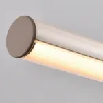 Подвесной реечный светильник с цилиндрическим корпусом на ременном подвесе BAMBI L100 от ImperiumLoft