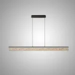 Реечный светодиодный светильник с прямоугольным акриловым плафоном с текстурой «капель» JESPER L147 от ImperiumLoft