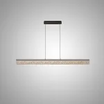 Реечный светодиодный светильник с прямоугольным акриловым плафоном с текстурой «капель» JESPER L97 от ImperiumLoft