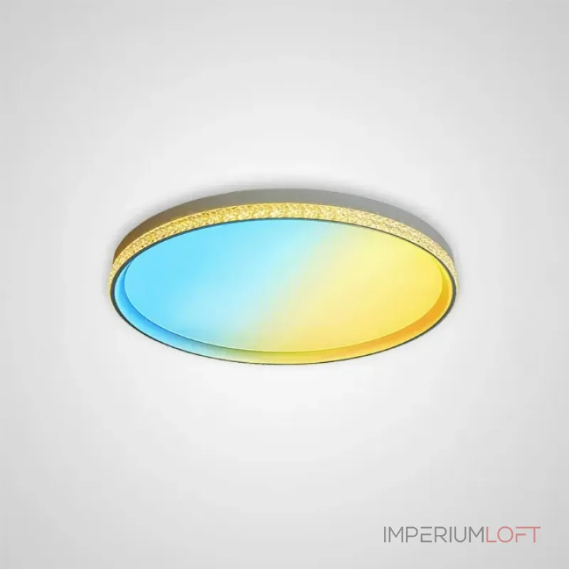 Плоский потолочный светильник с функцией имитации рассвета, заката, голубого неба и других эффектов DISC SUNSET D50 от ImperiumLoft