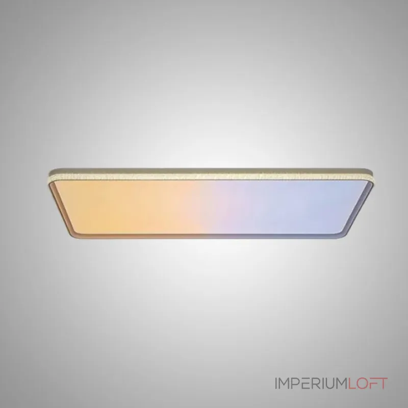 Плоский потолочный светильник с функцией имитации рассвета, заката, голубого неба и других эффектов DISC SUNSET Square с рассеивателем от ImperiumLoft Плоский потолочный светильник с функцией имитации рассвета, заката, голубого неба и других эффектов DISC SUNSET Square с рассеивателем от ImperiumLoft