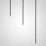 Серия встраиваемых точечных светильников с удлиненным туннельным корпусом с функцией регулировки угла наклона FERD Black H410 3500K от ImperiumLoft