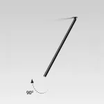 Серия встраиваемых точечных светильников с удлиненным туннельным корпусом с функцией регулировки угла наклона FERD Black H410 3500K от ImperiumLoft