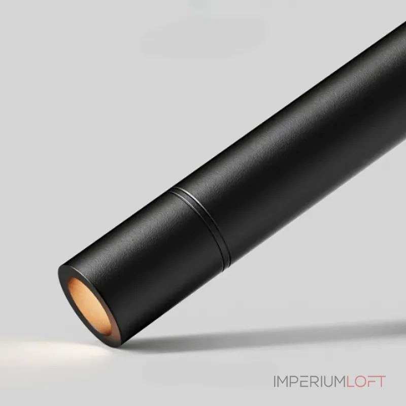 Серия встраиваемых точечных светильников с удлиненным туннельным корпусом с функцией регулировки угла наклона FERD Black H410 3500K от ImperiumLoft