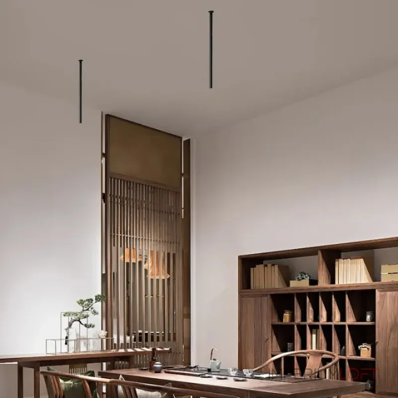 Серия встраиваемых точечных светильников с удлиненным туннельным корпусом с функцией регулировки угла наклона FERD Black H410 3500K от ImperiumLoft