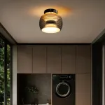 Серия потолочных светильников в форме тороида из стекла и внутреннего акрилового расcеивателя ELISER CH B от ImperiumLoft