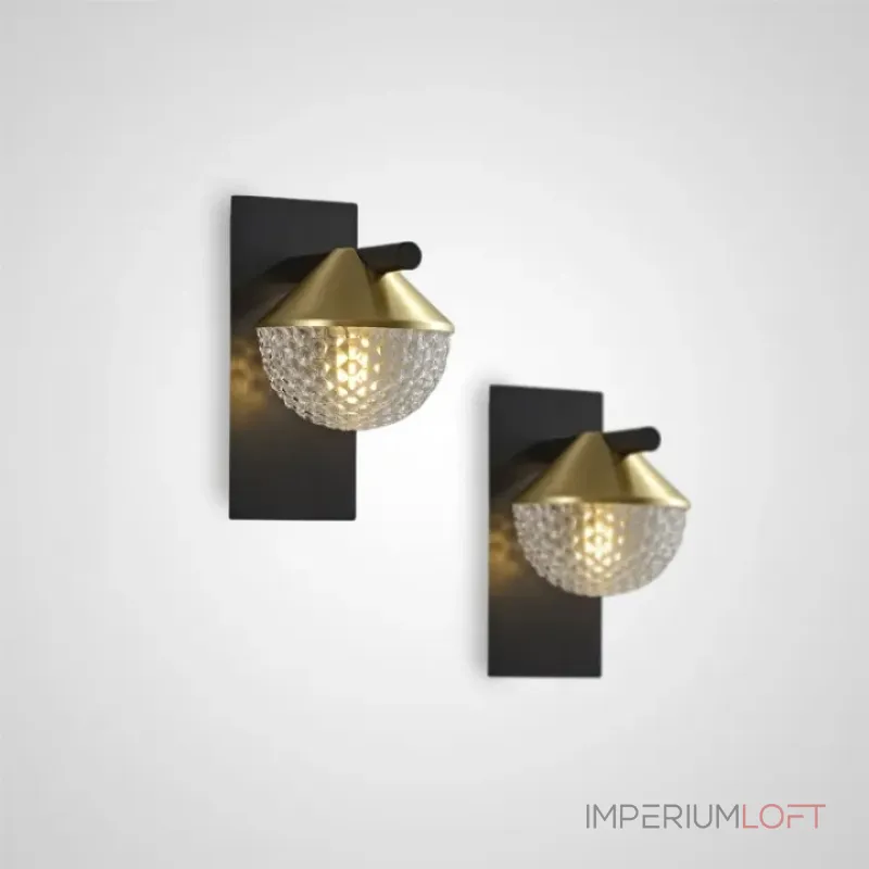 Настенный светильник с рельефным плафоном на коническом креплении EMBRET WALL от ImperiumLoft Настенный светильник с рельефным плафоном на коническом креплении EMBRET WALL от ImperiumLoft