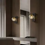 Настенный светильник с рельефным плафоном на коническом креплении EMBRET WALL от ImperiumLoft