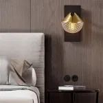 Настенный светильник с рельефным плафоном на коническом креплении EMBRET WALL от ImperiumLoft