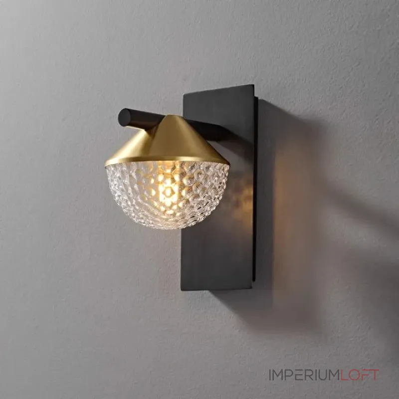 Настенный светильник с рельефным плафоном на коническом креплении EMBRET WALL от ImperiumLoft Настенный светильник с рельефным плафоном на коническом креплении EMBRET WALL от ImperiumLoft