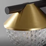 Настенный светильник с рельефным плафоном на коническом креплении EMBRET WALL от ImperiumLoft