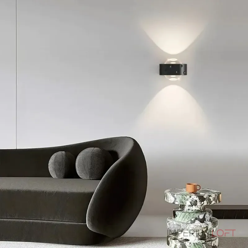 Бра BEPPE Black 3000 4000 6000К от ImperiumLoft