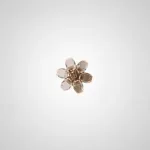 Серия настенных светильников из ограненного хрусталя в виде цветов с каркасом из металла EGEL B WALL P1 ImperiumLoft