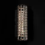 Настенный светильник c хрустальными элементами прямоугольной огранки ALEF WALL ImperiumLoft