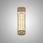 Настенный светильник c хрустальными элементами прямоугольной огранки ALEF WALL ImperiumLoft