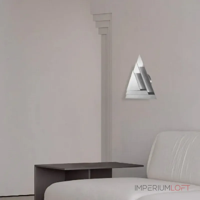 Настенный светильник с корпусом из треугольных пластин TRISTAN ImperiumLoft