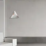 Настенный светильник с корпусом из треугольных пластин TRISTAN ImperiumLoft