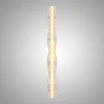 Серия настенных светильников с удлиненными рельефными рассеивателями со сглаженными краями и центральным креплением KASTEN H120 ImperiumLoft