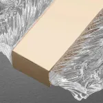 Серия настенных светильников с удлиненными рельефными рассеивателями со сглаженными краями и центральным креплением KASTEN H120 ImperiumLoft