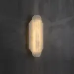 Серия светодиодных настенных светильников со ступенчатым корпусом из мраморных панелей CLABBE MARBLE H50 ImperiumLoft