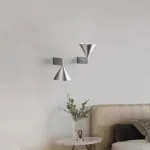 Настенные бра с коническим рассеивателем в минималистичном стиле ARIT Silver ImperiumLoft