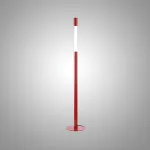 Серия минималистичных торшеров с регулируемым телескопическим рассеивателем на вертикальной стойке MILE Red от ImperiumLoft