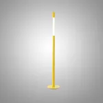 Серия минималистичных торшеров с регулируемым телескопическим рассеивателем на вертикальной стойке MILE Yellow от ImperiumLoft