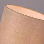 Серия торшеров с основанием из натурального травертина и текстильным плафоном на металлической стойке VALAND Travertin Djut от ImperiumLoft