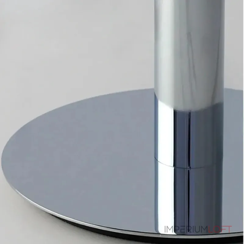 Серия настольных светодиодных ламп со стеклянным тороидальным плафоном на центральной стойке KIDDY Black от ImperiumLoft