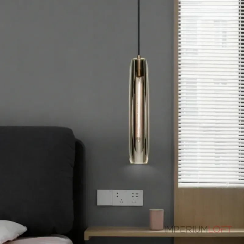 Дизайнерский подвесной светильник с вытянутым цилиндрическим плафоном из ограненного хрусталя ERFURT Clear от ImperiumLoft Дизайнерский подвесной светильник с вытянутым цилиндрическим плафоном из ограненного хрусталя ERFURT Clear от ImperiumLoft