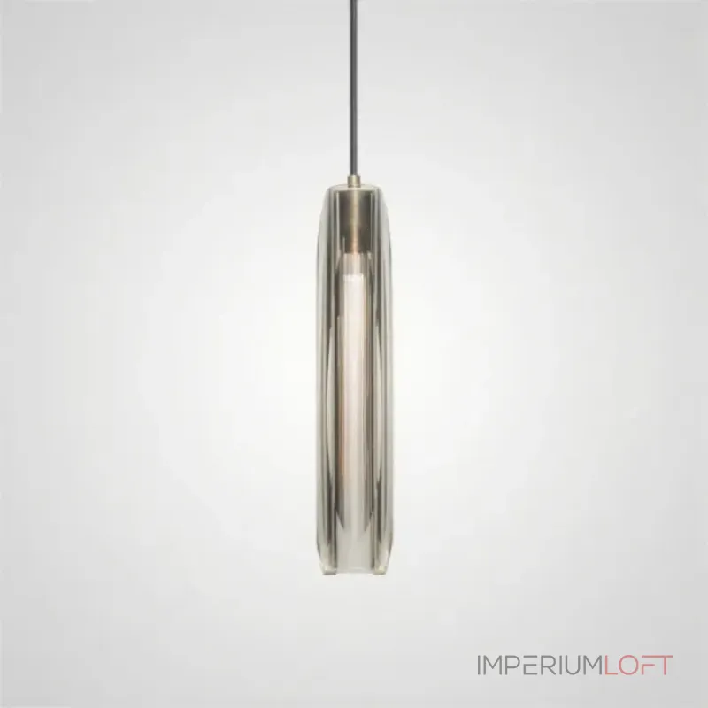 Дизайнерский подвесной светильник с вытянутым цилиндрическим плафоном из ограненного хрусталя ERFURT Clear от ImperiumLoft Дизайнерский подвесной светильник с вытянутым цилиндрическим плафоном из ограненного хрусталя ERFURT Clear от ImperiumLoft