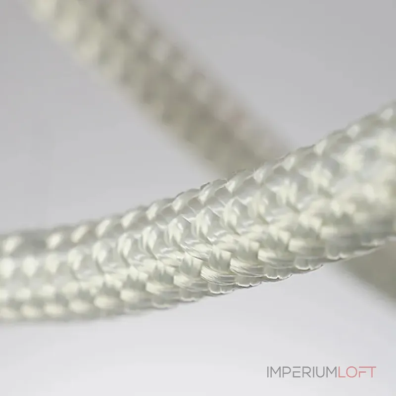 Светильник в виде кожаного ремня с закрепленными на нём двумя гибкими силиконовыми шнурами в текстильной оплетке с LED подсветкой OBERT B P2 3000 4000 6000K от ImperiumLoft