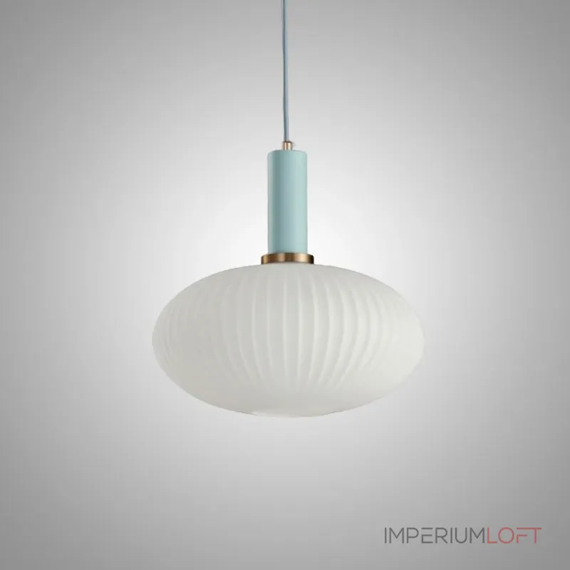 Светильники-подвесы с матовыми стеклянными плафонами IRIS W C Blue от ImperiumLoft Светильники-подвесы с матовыми стеклянными плафонами IRIS W C Blue от ImperiumLoft