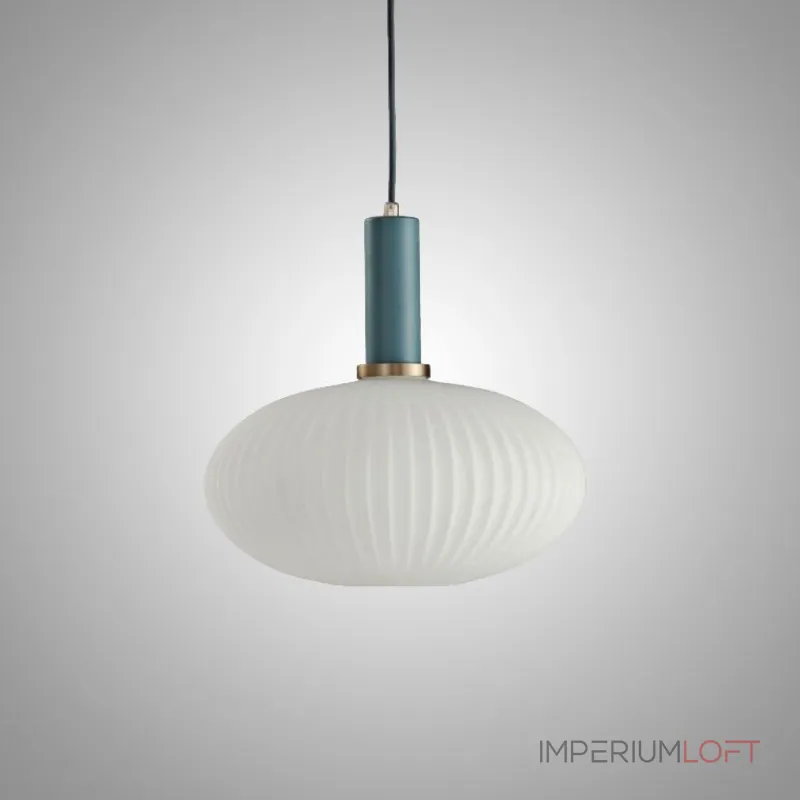 Светильники-подвесы с матовыми стеклянными плафонами IRIS W C Dark Blue от ImperiumLoft Светильники-подвесы с матовыми стеклянными плафонами IRIS W C Dark Blue от ImperiumLoft