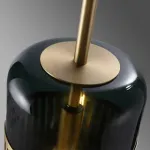 Светильник на металлической стойке и плафоном из стекла TRAIT Green от ImperiumLoft