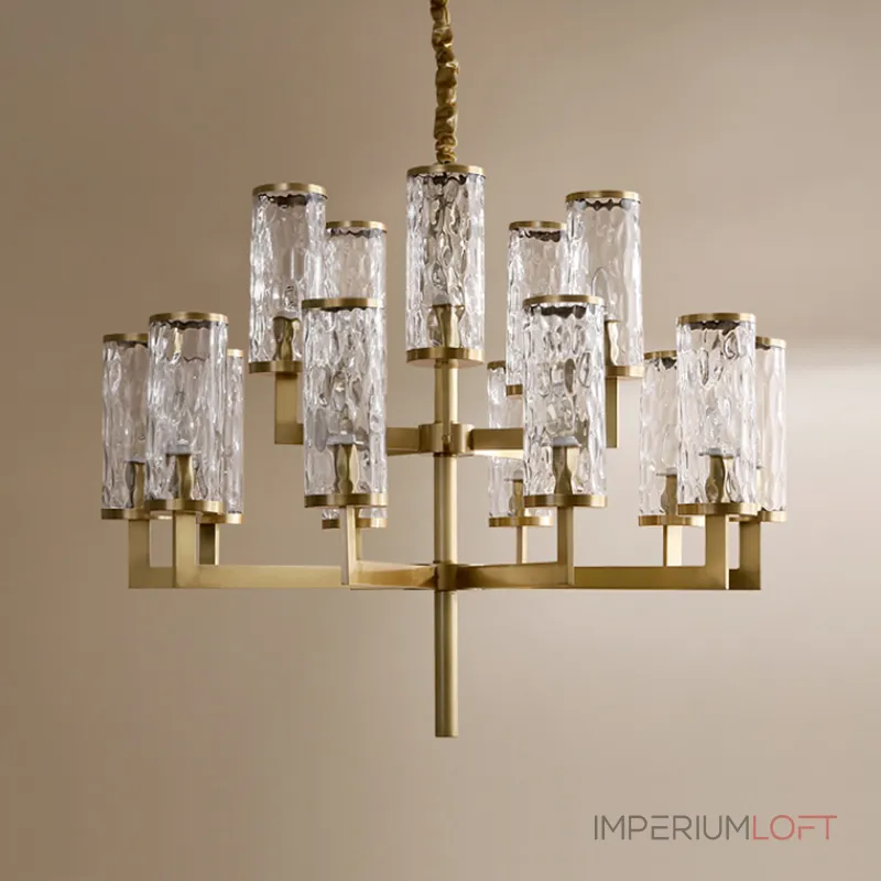 Люстра в стиле постмодерн со стеклянными плафонами FEAT P15 от ImperiumLoft Люстра в стиле постмодерн со стеклянными плафонами FEAT P15 от ImperiumLoft