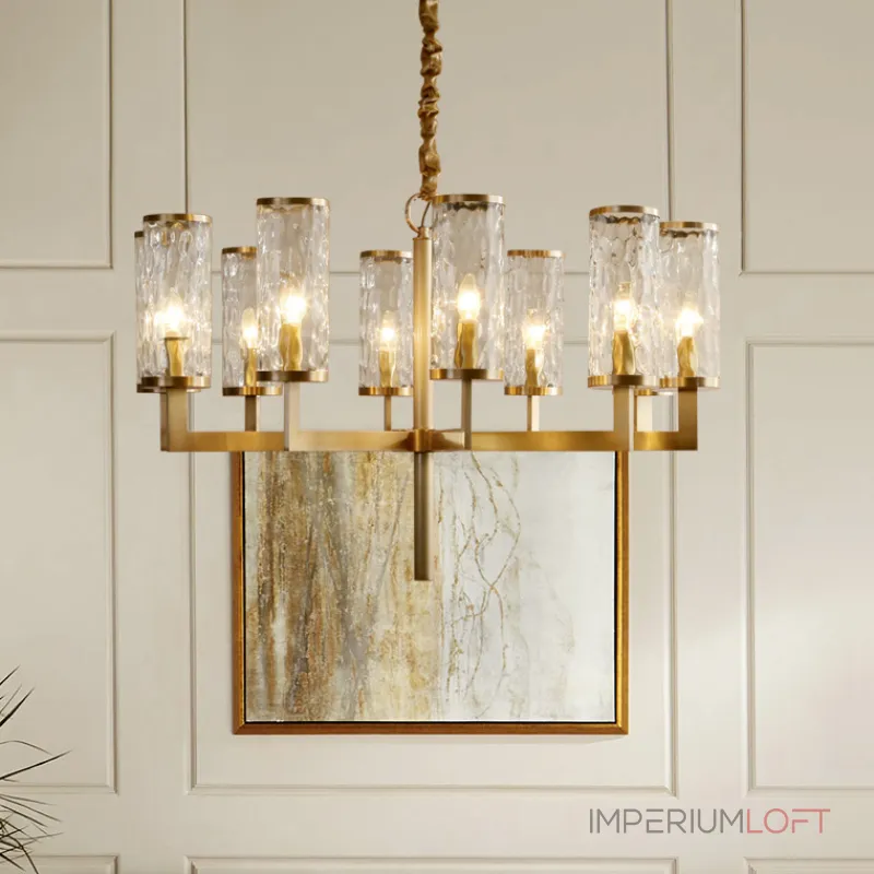 Люстра в стиле постмодерн со стеклянными плафонами FEAT P10 от ImperiumLoft Люстра в стиле постмодерн со стеклянными плафонами FEAT P10 от ImperiumLoft