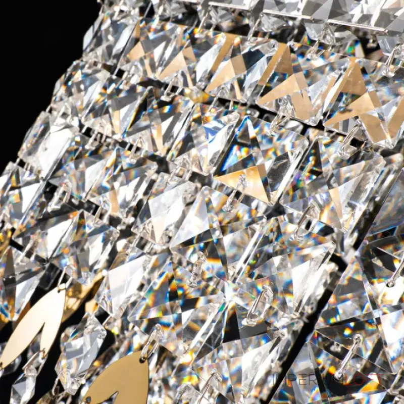 Серия светодиодных люстр на лучевом каркасе с рассеивателями в виде подвесок из многогранных хрустальных камней FORSETE L8 от ImperiumLoft Серия светодиодных люстр на лучевом каркасе с рассеивателями в виде подвесок из многогранных хрустальных камней FORSETE L8 от ImperiumLoft