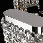 Серия светодиодных люстр на лучевом каркасе с рассеивателями в виде подвесок из многогранных хрустальных камней FORSETE L8 от ImperiumLoft